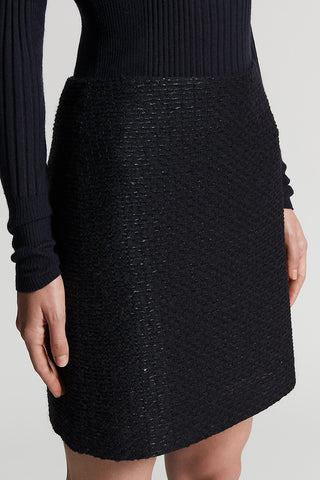 Sequinned organza skirt