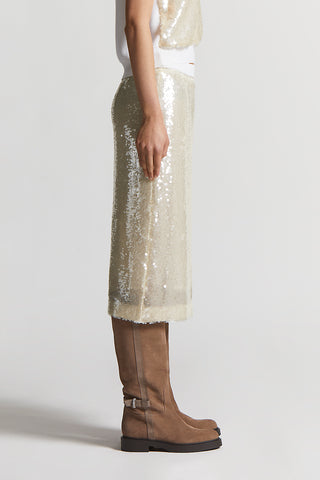 Sequinned skirt