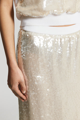 Sequinned skirt