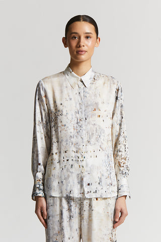 Viscose satin shirt