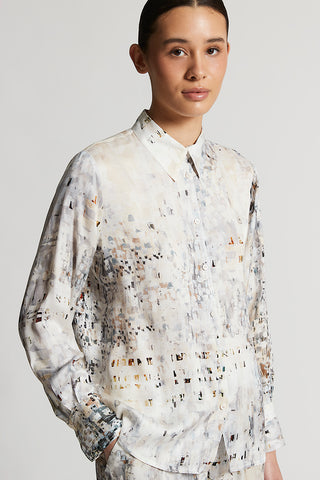 Viscose satin shirt