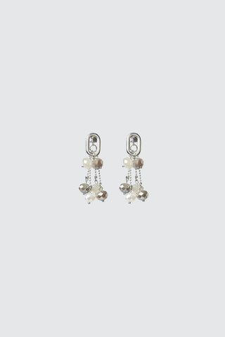 Glass crystal earrings