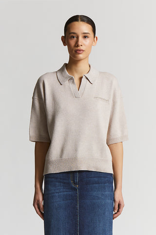 Cashmere, silk, wool sweater
