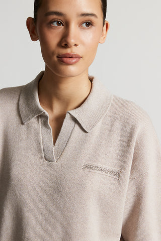 Cashmere, silk, wool sweater