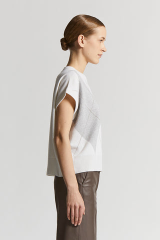 Cashmere, silk, wool sweater