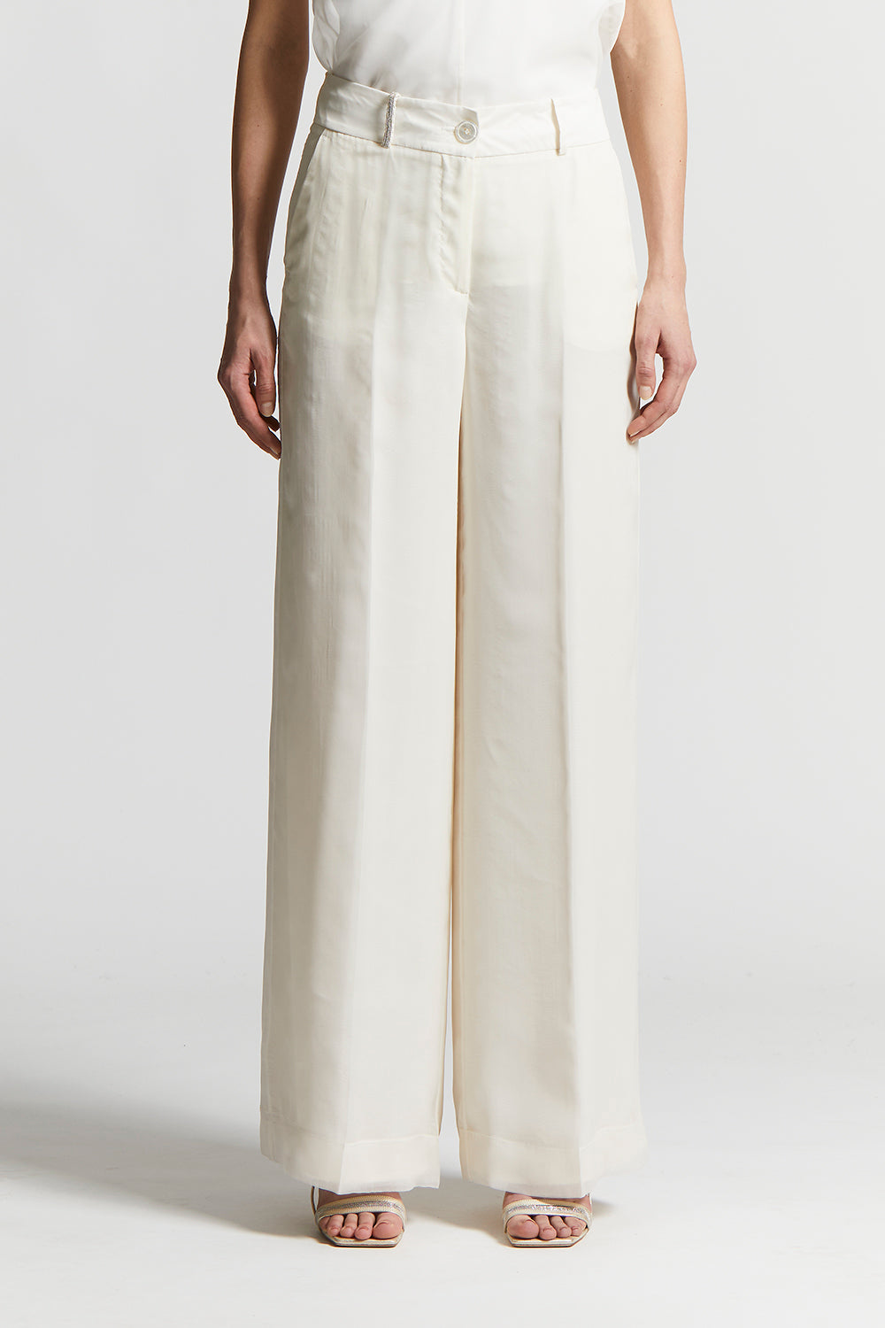 パンツ PESERICO Silk wool pants PESERICO(ペセリコ) 普通丈パンツ通販 60件目～｜woollen online