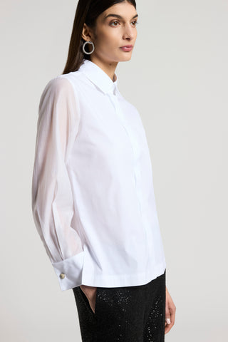 Cotton poplin shirt