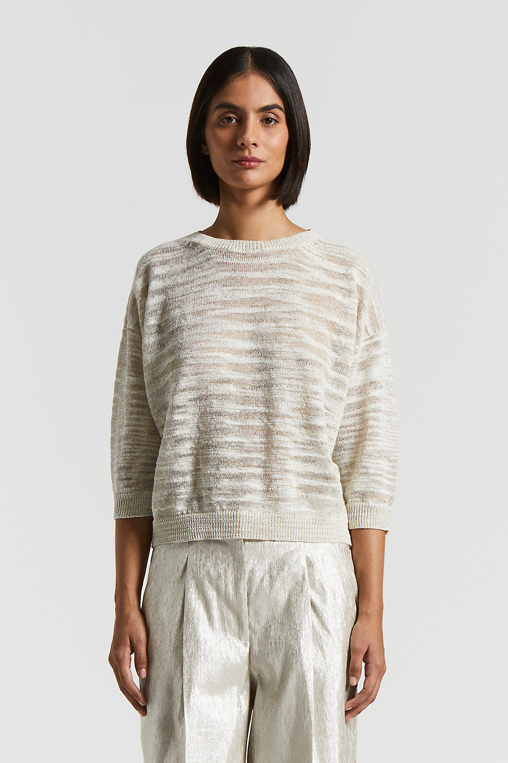 ニット・セーター IONSEOUL Berna Linen Collar Knit Short Sleeve T JE1309 E99972F07_C9186_C42.jpg?v=
