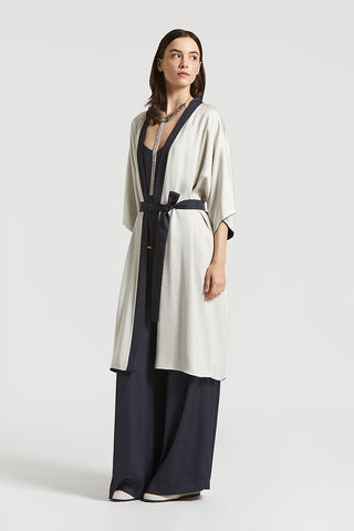 Viscose satin trousers