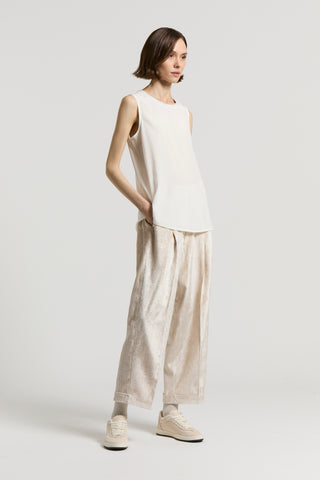 Fluid 400-line viscose corduroy trousers