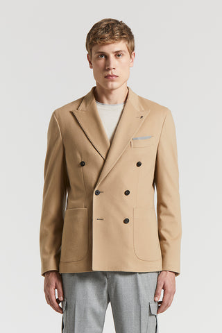 Double-breasted Zegna wool blazer