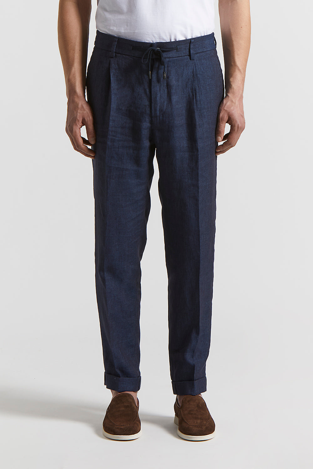 パンツ PESERICO FW25 Lurex joggers (A04029J001227 934) Jogger trousers in soft, lightweight cotton fleece | Peserico