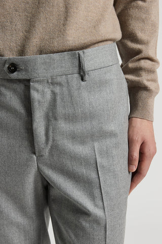 Wool flannel trousers
