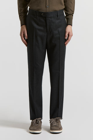 Wool flannel trousers