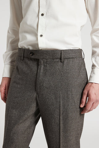 Zegna mouliné wool trousers