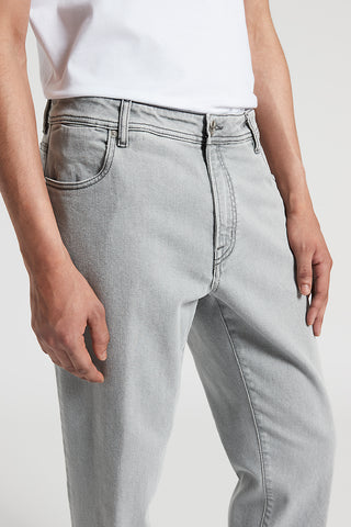 Light grey wash denim jeans