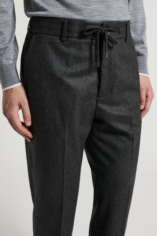 Wool-blend joggers