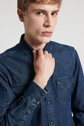Western denim shirt