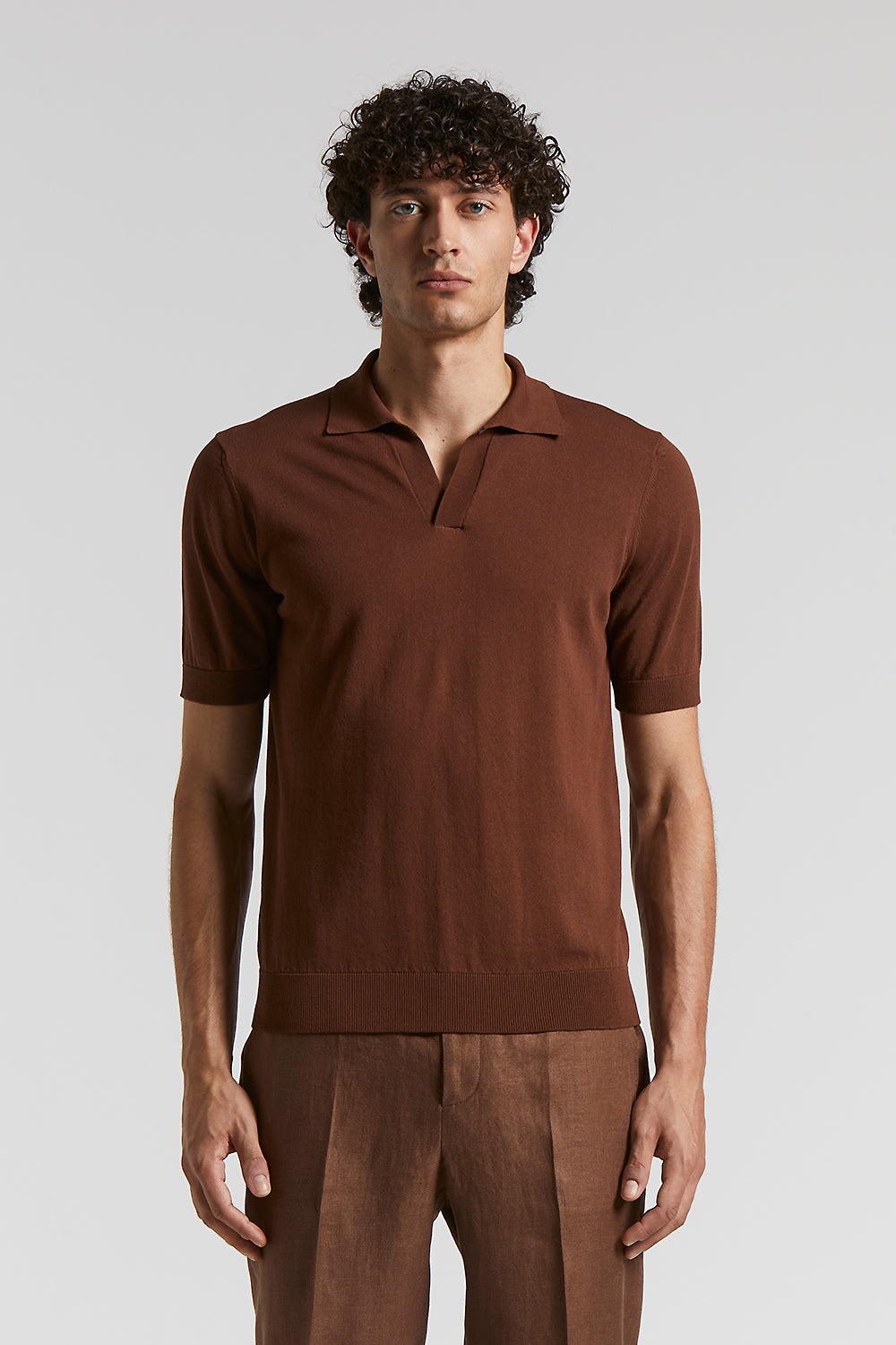 Tシャツ・カットソー PESERICO Polo shirt in pure cotton yarn (R59000F14 H48) Pure cotton polo shirt | Peserico US
