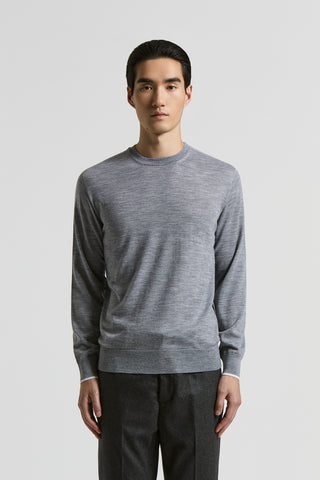 Wool crew-neck sweater