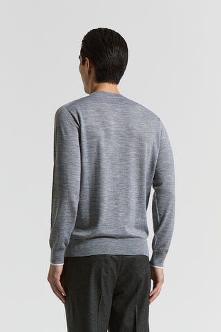 Wool crew-neck sweater