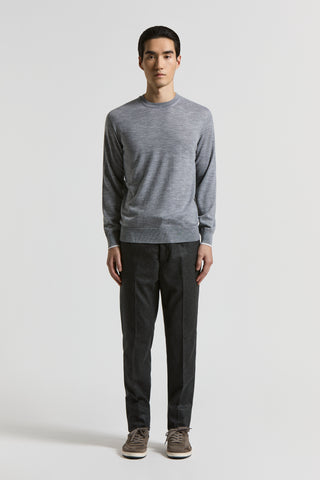 Wool crew-neck sweater