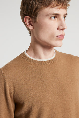 Extra-fine merino wool and cashmere sweater
