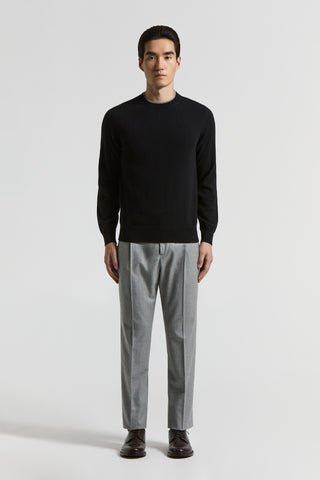 Extra-fine merino wool and cashmere sweater