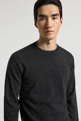 Extra-fine merino wool and cashmere sweater