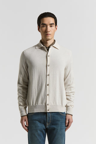 Wool and cashmere cardigan