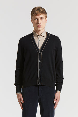 Cashmere and wool cardigan