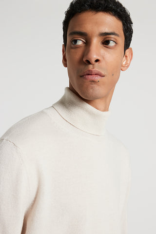 Wool and cashmere turtleneck sweater