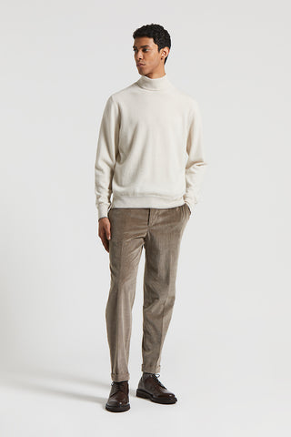 Wool and cashmere turtleneck sweater