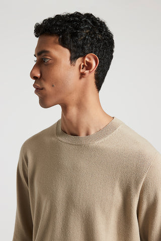 Pure cashmere crew-neck sweater