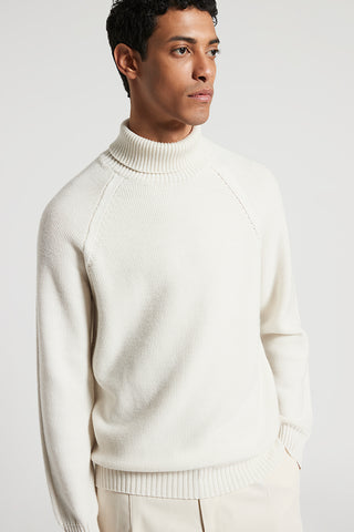Wool turtleneck sweater