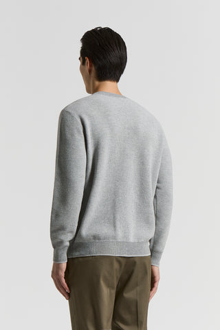 Extra-fine merino wool and cashmere sweater
