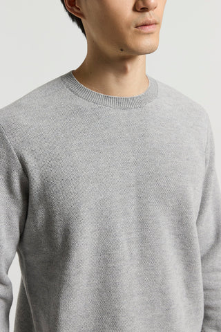 Extra-fine merino wool and cashmere sweater