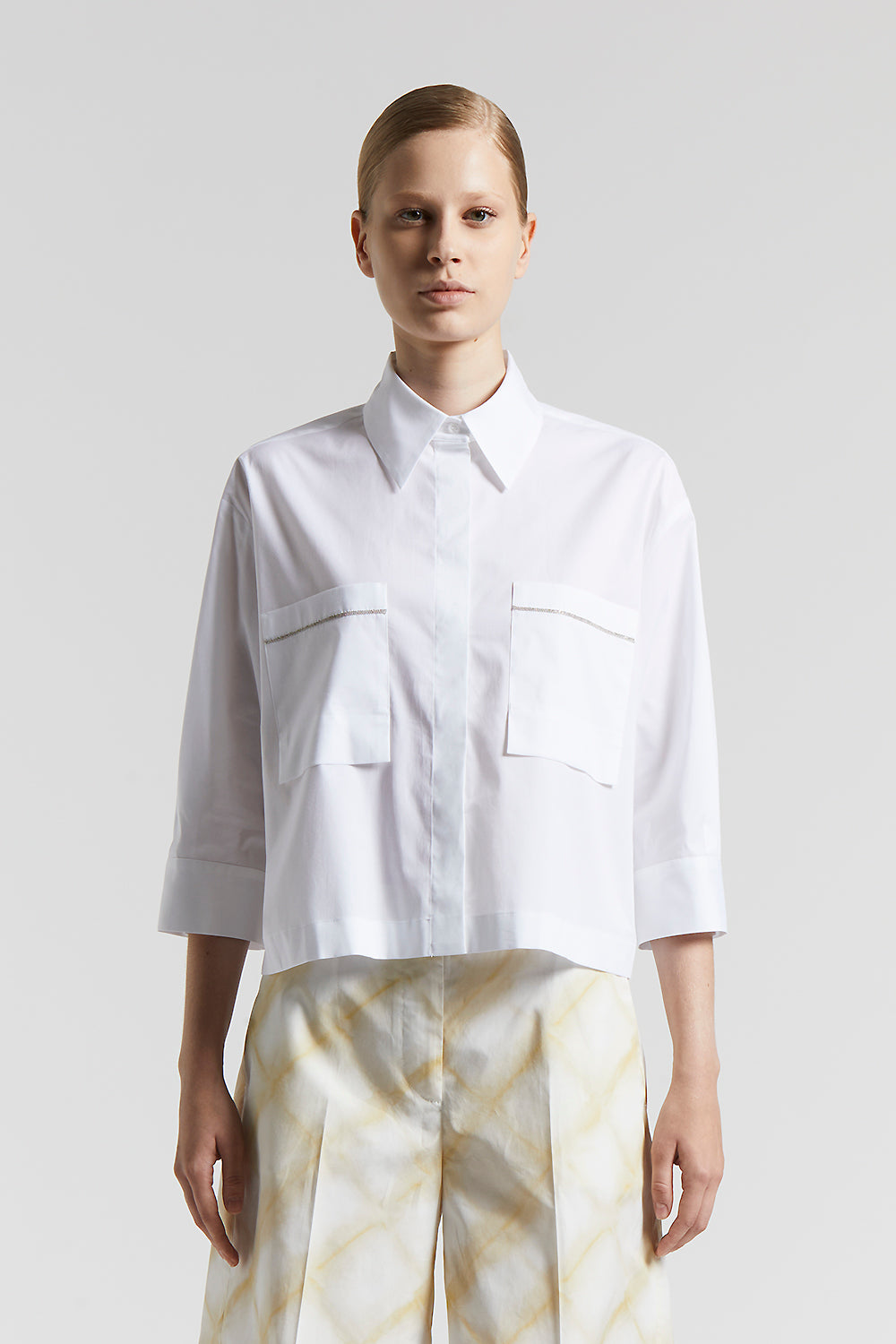 【BAON】[unisex] Kitko nylon pocket string shirt Amazon.com: Men Stripes Comfortable Fit Polo Shirt Casual