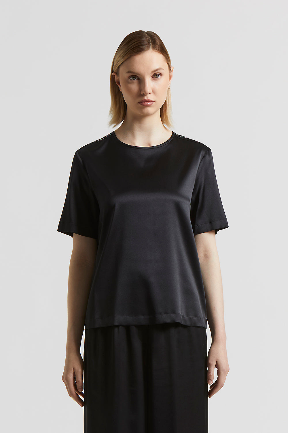 ＜6(ROKU)＞NYLON SILK ROUND PRINT SHIRT 6(ROKU)＞NYLON SILK ROUND PRINT SHIRT