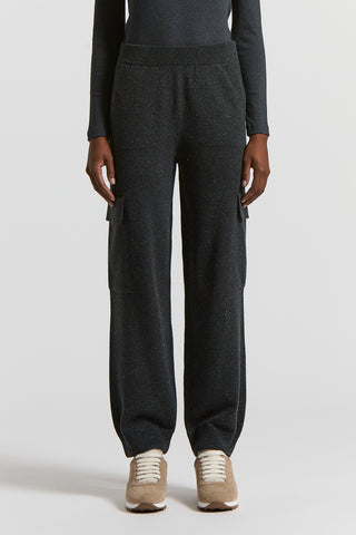 Silk and cashmere trousers