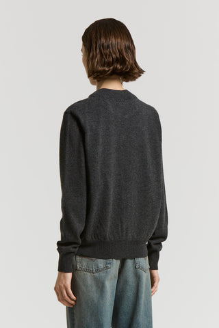 Cashmere, silk and wool cardigan with zip