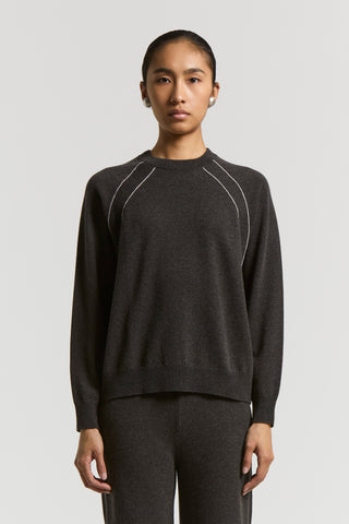 Cashmere, silk and wool sweater
