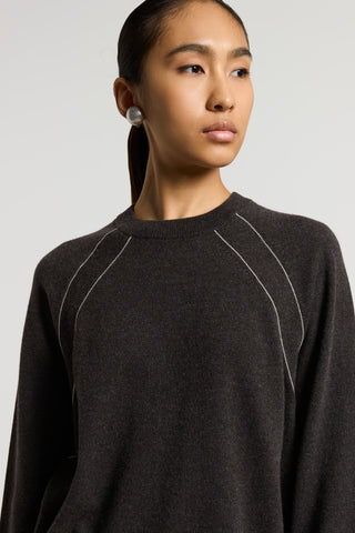 Cashmere, silk and wool sweater