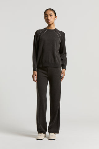 Cashmere, silk and wool sweater