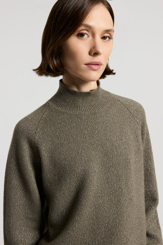 Lurex, cashmere and wool sweater