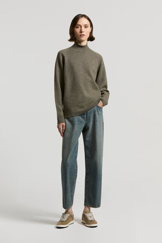 Lurex, cashmere and wool sweater