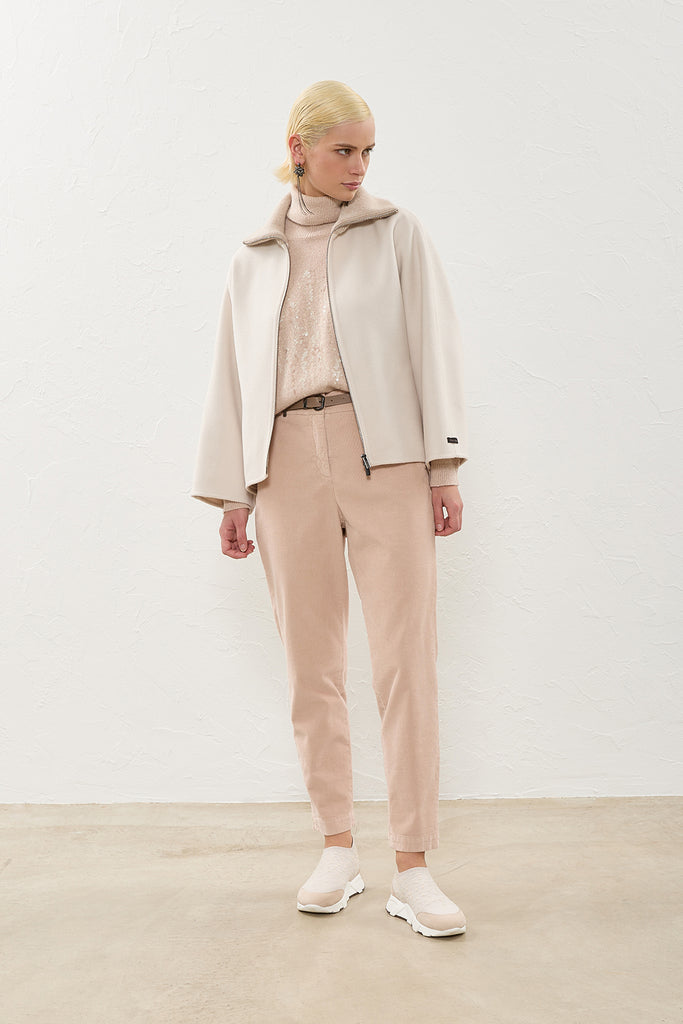 Stretch cotton corduroy trousers  