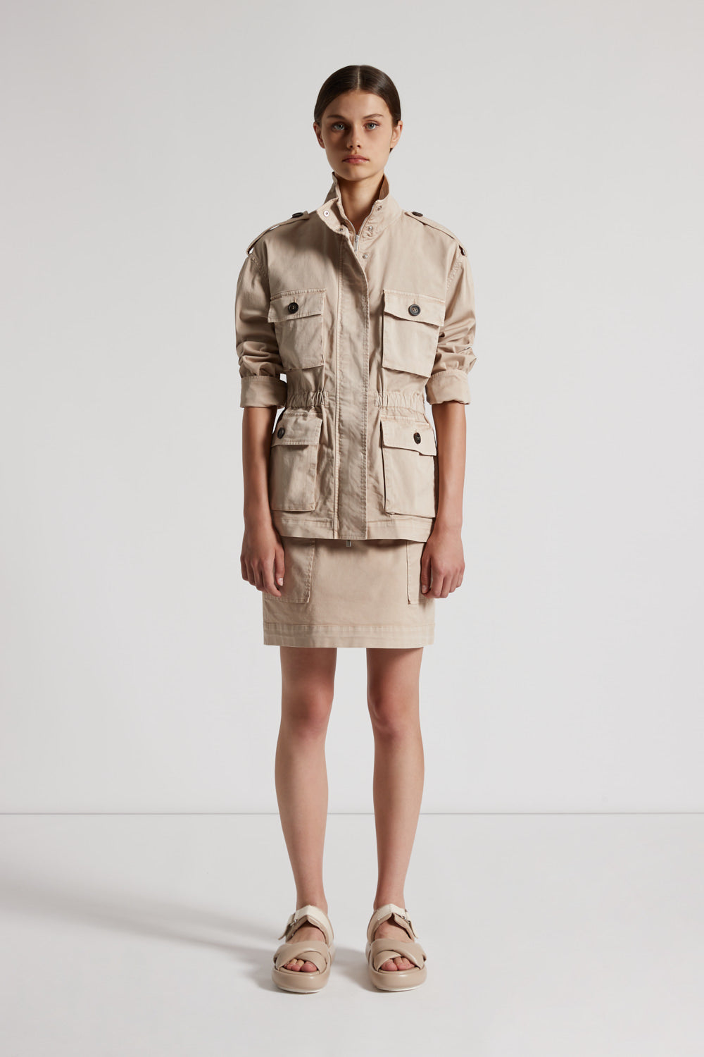 Technical cotton trench coat | Peserico