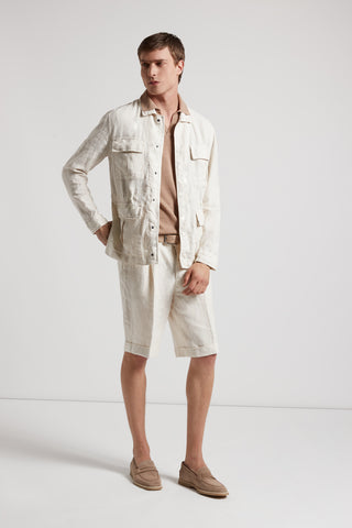 Pure linen Sahara jacket