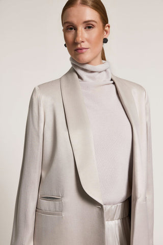 Einreihiger Blazer aus Viskose